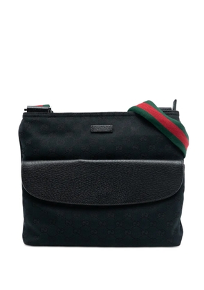 Gucci Pre-Owned 2016-2025 GG Canvas Web crossbody bag - Black