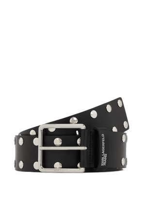 Karl Lagerfeld Jeans stud-embellished belt - Black