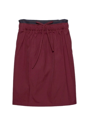 Prada poplin skirt - Red