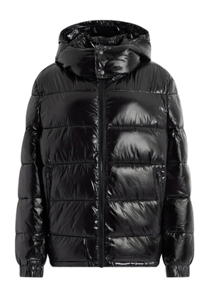 Bally hood quilted puffer jacket - Black