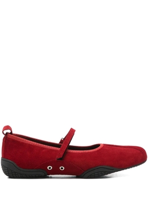 Nicole Saldaña Sophie suede ballet flats - Red