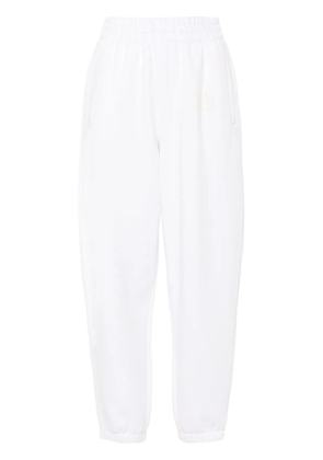 Alexander Wang logo-print cotton track pants - White