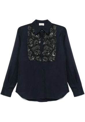 P.A.R.O.S.H. sequin-embellished shirt - Blue