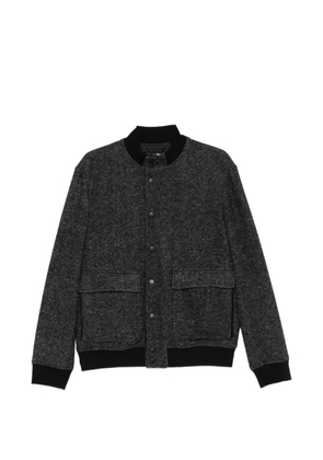 Canali herringbone-pattern pocket jacket - Grey