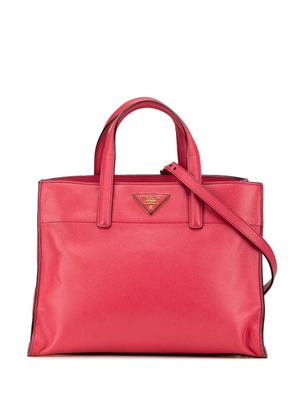 Prada Pre-Owned 2000-2024 Saffiano Soft Triple Pocket Tote satchel - Pink