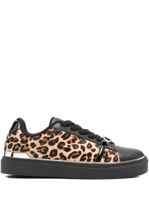 LIU JO Kiki 01 leopard-print sneakers - Black