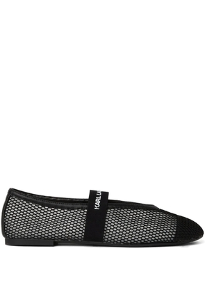 Karl Lagerfeld Karo flats - Black