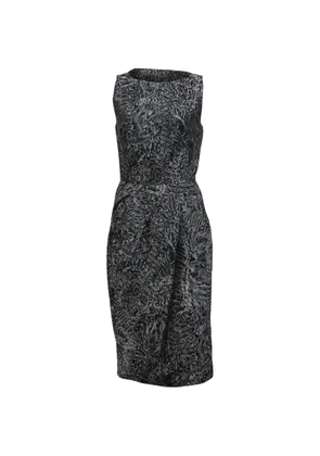 Michael Kors Vintage sleeveless printed midi dress - Black