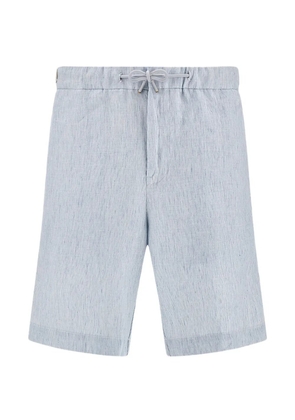 Paul & Shark drawstring linen bermuda shorts - Blue