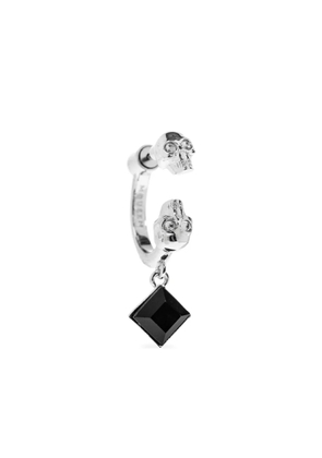 Alexander McQueen skull charm earring - Silver