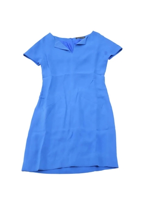 Balenciaga Pre-Owned silk shift dress - Blue