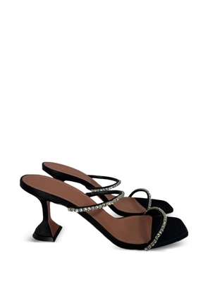 Amina Muaddi Gilda crystal-embellishment sandals - Black
