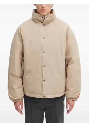 The North Face buttoned funnel-neck jacket - Neutrals