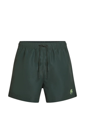 Karl Lagerfeld logo-print swim shorts - Green