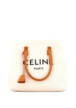 Celine Pre-Owned Horizontal Cabas Canvas with Leather Small tote bag - Black