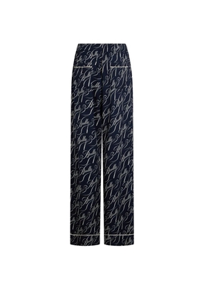 Bally Bally Heel-print trousers - Blue