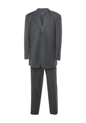 Armani Vintage striped wool suit - Blue