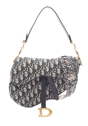 Christian Dior Pre-Owned 2010-2026 Oblique Canvas Saddle Bag shoulder bag - Brown
