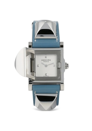 Hermès Pre-Owned 2020 Médor applied index 23mm watch - Silver