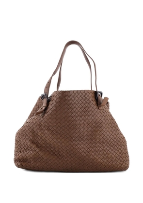 Bottega Veneta Pre-Owned A-Shape Intrecciato Nappa Large tote bag - Brown