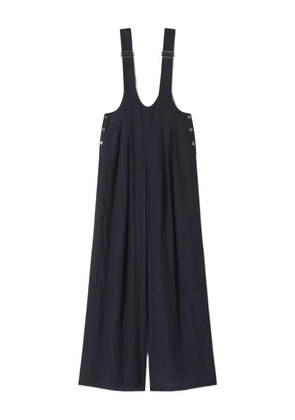 Lanvin strap-detail trousers - Blue