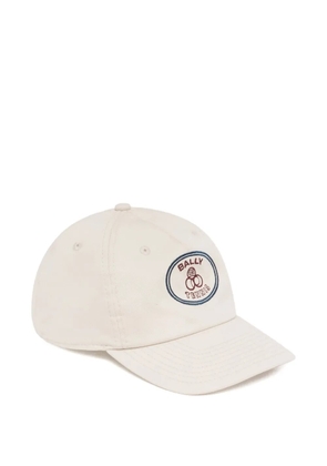 Bally Tennis embroidery baseball hat - White