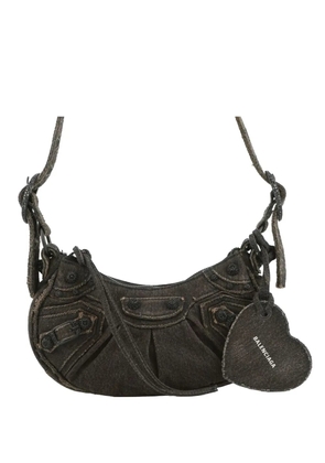 Balenciaga Pre-Owned 2005-2025 Denim Motocross Le Cagole XS crossbody bag - Black