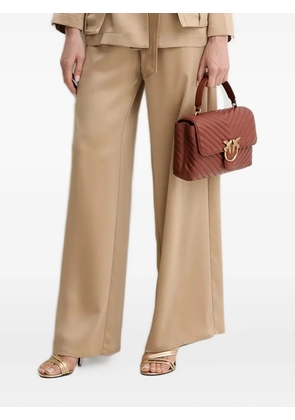 SIMONA CORSELLINI elasticated-waist trousers - Neutrals