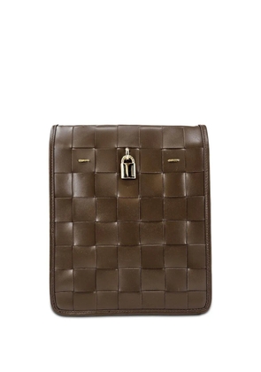 Madison.Maison woven crossbody bag - Brown