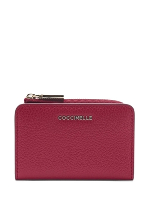 Coccinelle zip card wallet - Red