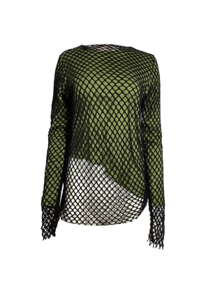 Marques'Almeida layered long-sleeve top - Green