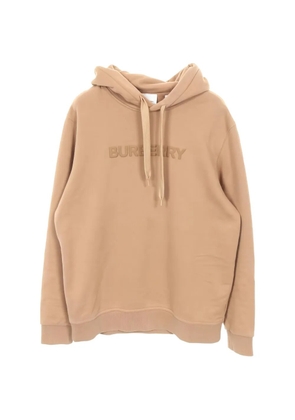 Burberry Pre-Owned 2000s logo-print cotton hoodie - Neutrals
