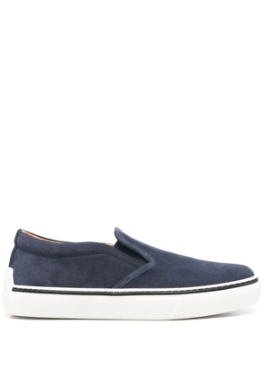 Tod's suede slip-on sneakers - Blue