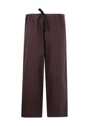 Y's drawstring pocket trousers - Brown