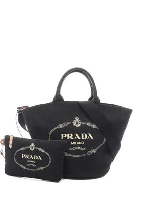 Prada Pre-Owned 2000s canvas 2way handbag - Black