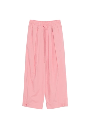 Erika Cavallini drawstring pleated trousers - Pink