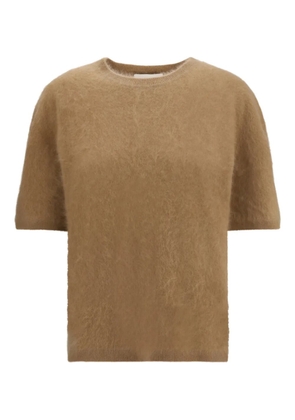 Lisa Yang Maren short-sleeve top - Brown