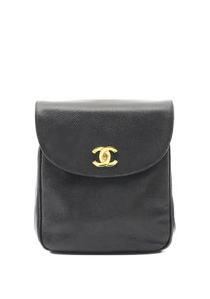 CHANEL Pre-Owned 1994-1996 Coco Mark backpack - Black