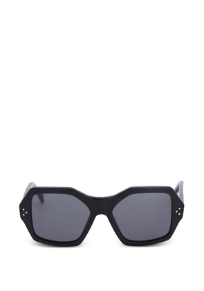 Celine Pre-Owned geometric-frame sunglasses - Black