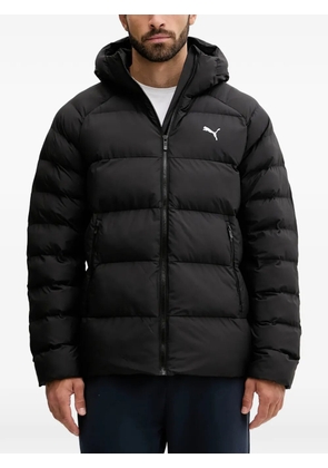 PUMA hooded logo jacket - Black