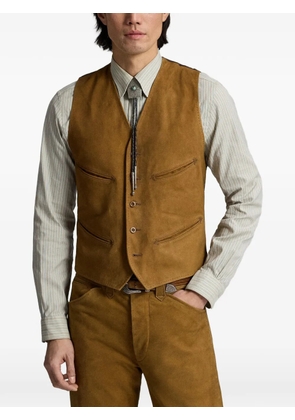 Ralph Lauren RRL suede waistcoat - Brown