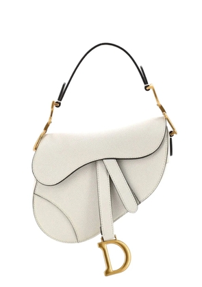 Christian Dior Pre-Owned Saddle Handbag Leather Mini shoulder bag - White