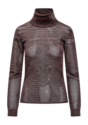 Missoni long-sleeve top - Brown
