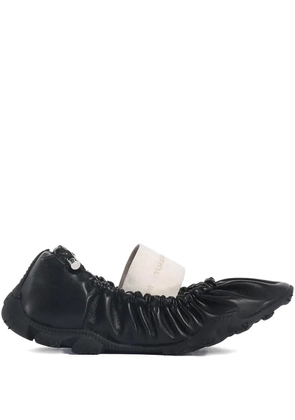 Rombaut ruched leather ballet flats - Black