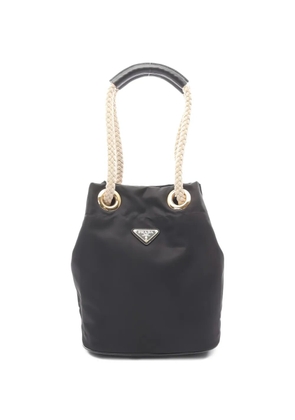 Prada Pre-Owned 2010s rope-handle bucket bag - Black