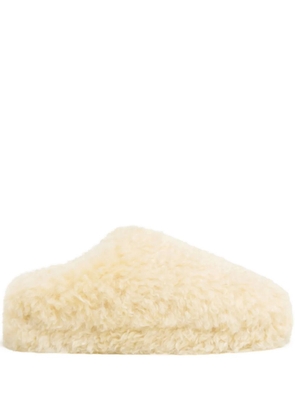 Apparis Misha bouclette slippers - Neutrals