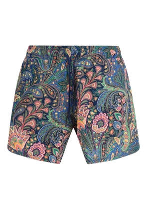 ETRO paisley-print swim shorts - Blue