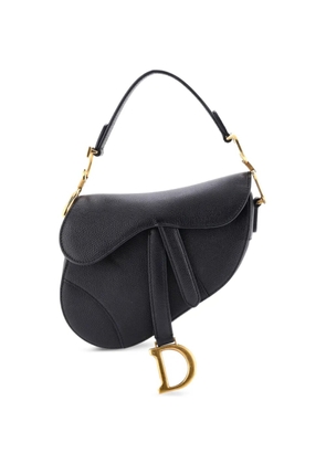 Christian Dior Pre-Owned Saddle Handbag Leather Mini shoulder bag - Black