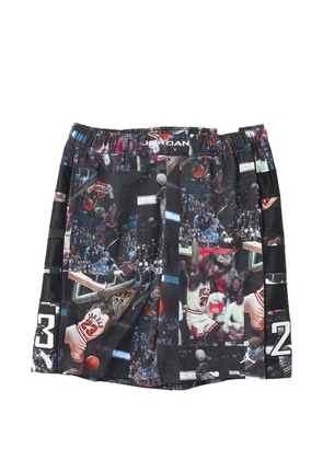 Jordan Flight AOP printed running shorts - Black