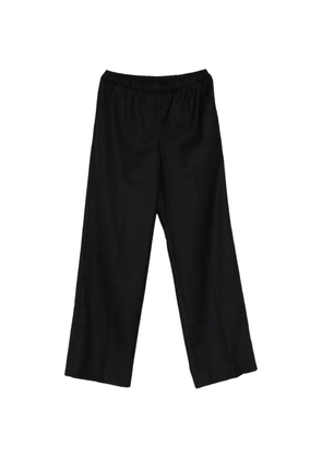 Gant elasticated-waistband trousers - Black